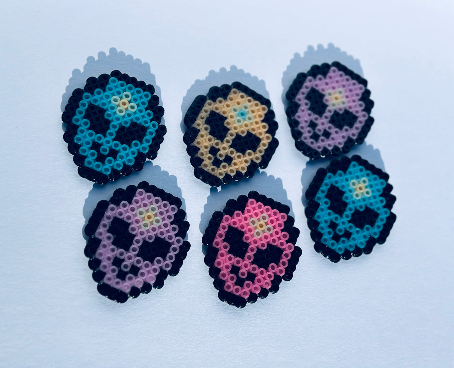 Perler Bead Alien Magnets